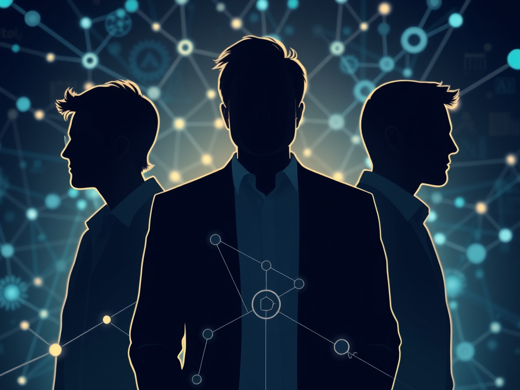 La Telaraña de Gigantes: Cómo se Entrelazan los Destinos de los Arquitectos de la Inteligencia Artificial